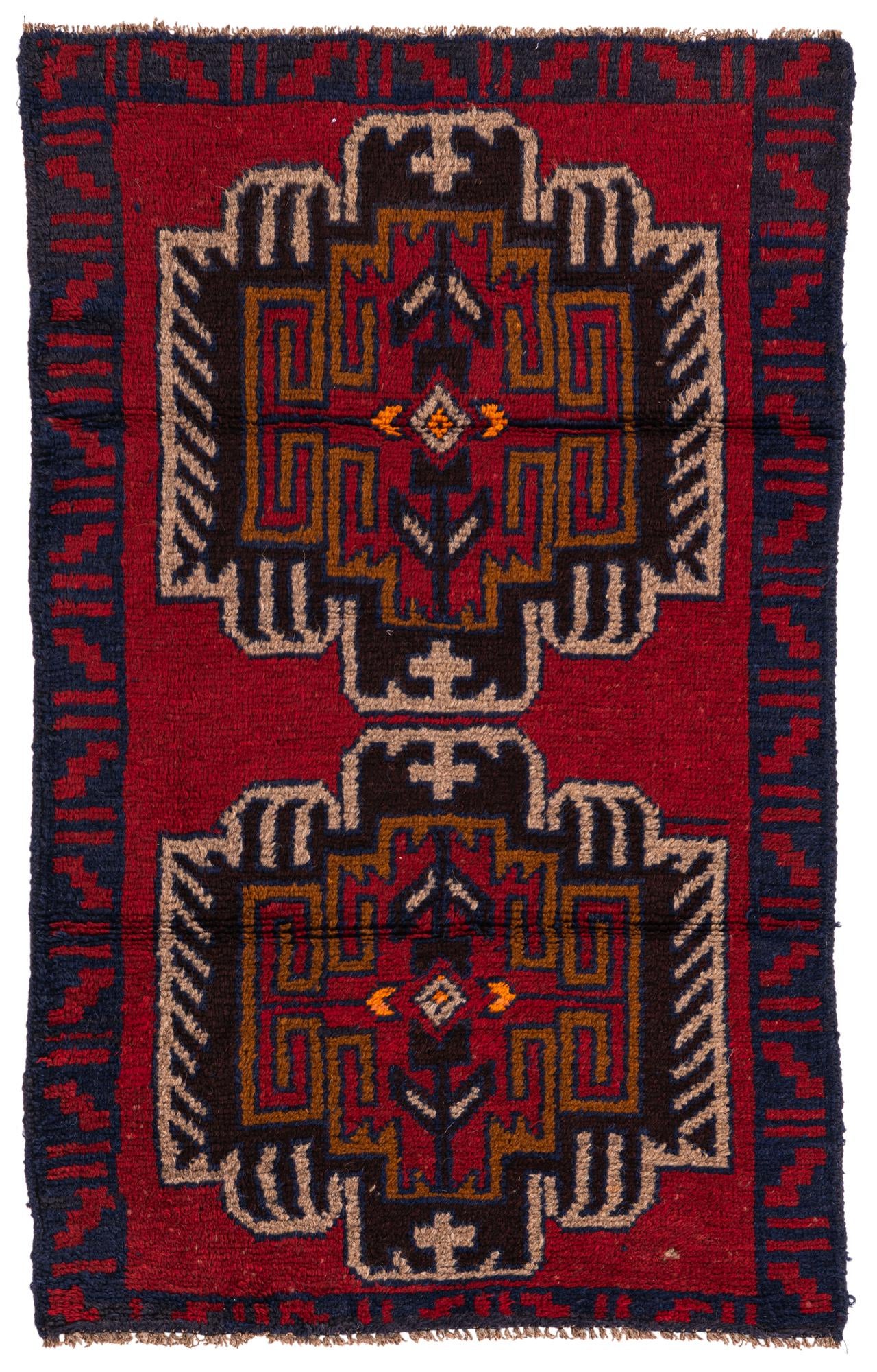 Image of 85cm x 135cm Balouch Persian Rug