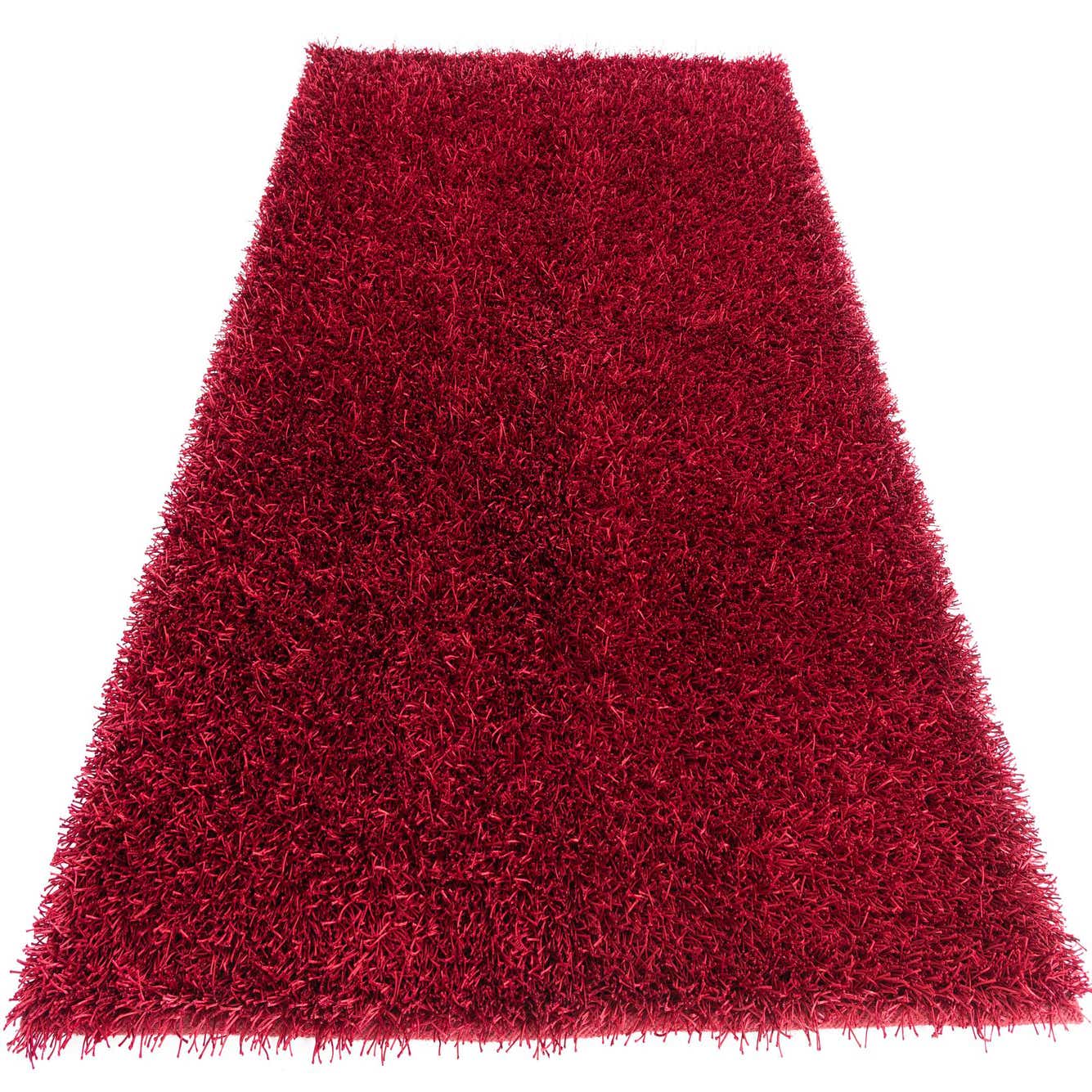 Burgundy 5' 7 x 8' Shag Rug eSaleRugs