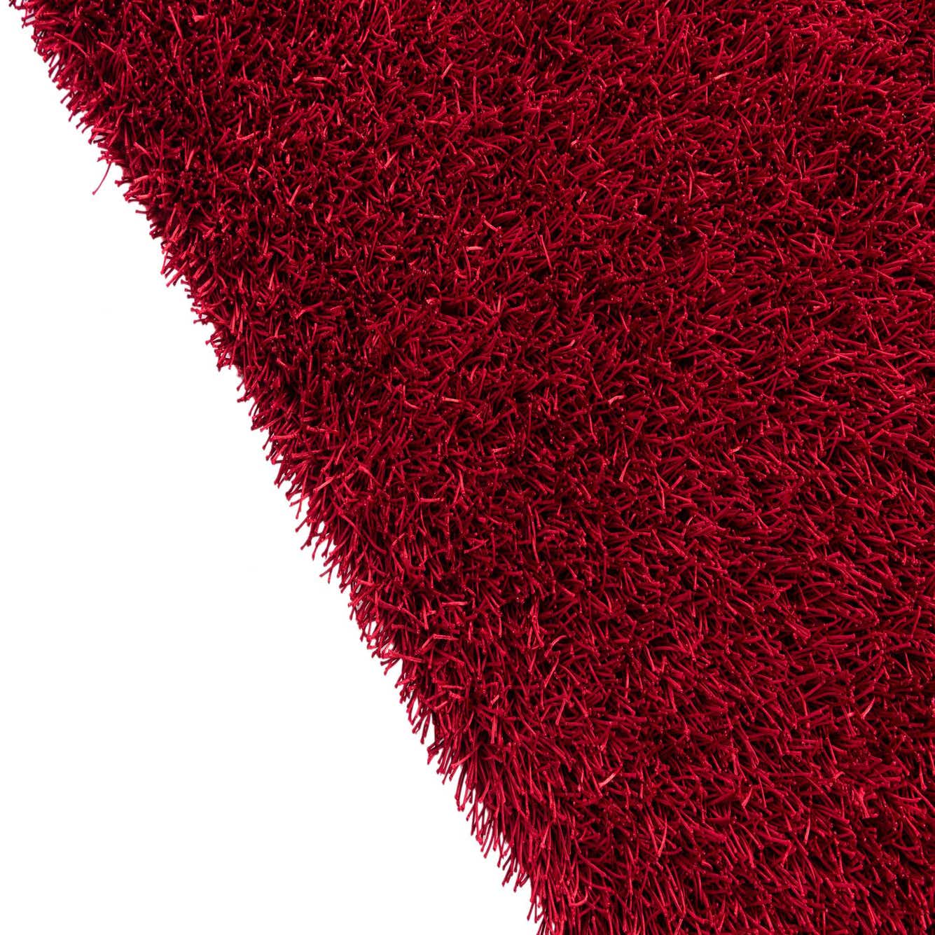 Burgundy 5' 7 x 8' Shag Rug eSaleRugs