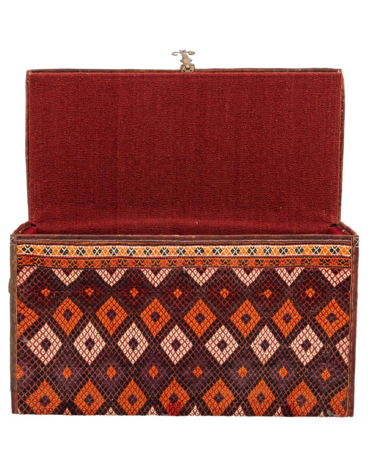 Detail image of 1' 7 x 3' Hand Knotted Furniture Trunk