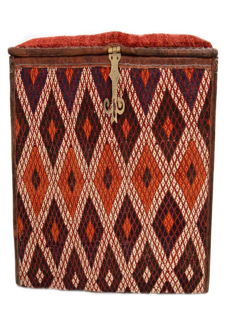 1' 3 x 2' 5 Hand Knotted Furniture Trunk