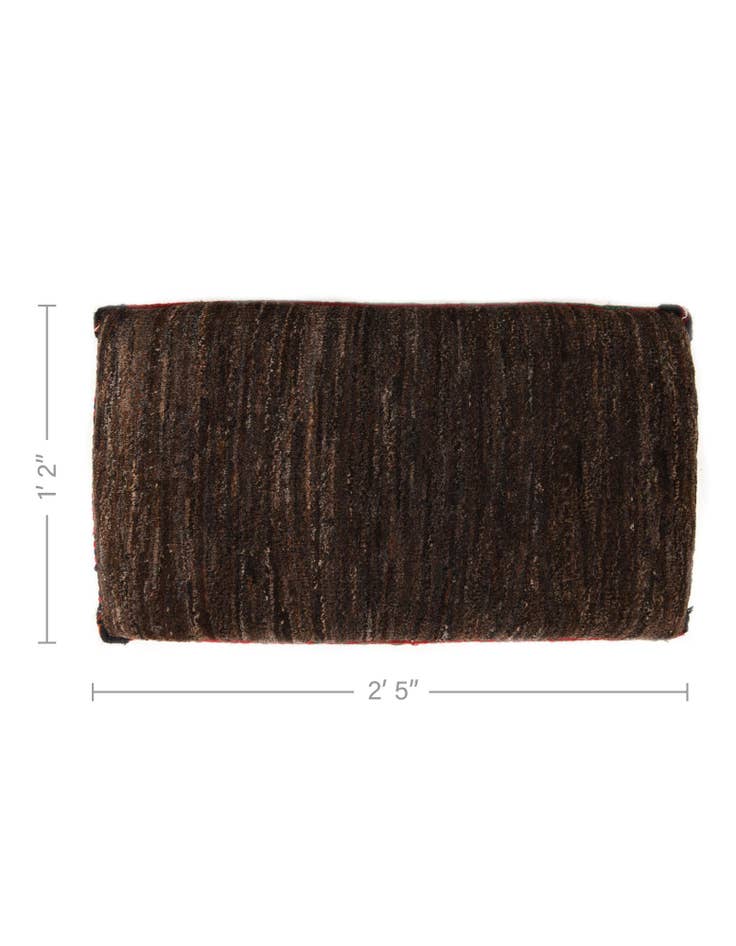 Detail image of 1' 2 x 2' 5 Hand Knotted Furniture Trunk