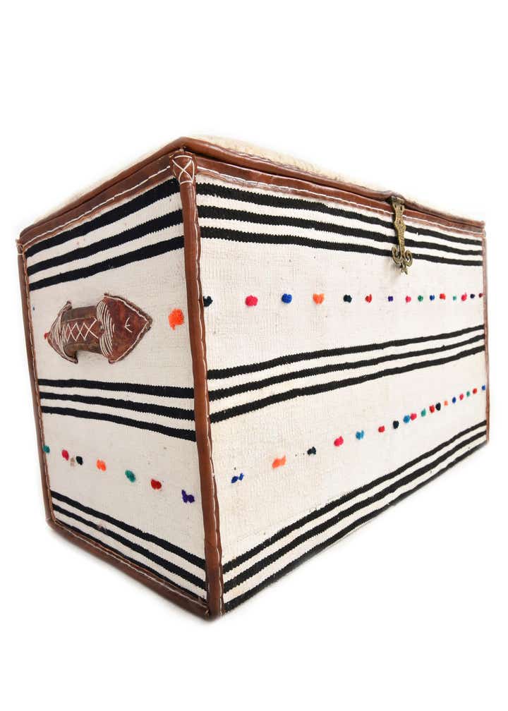 1' 7 x 3' 1 Hand Knotted Furniture Trunk