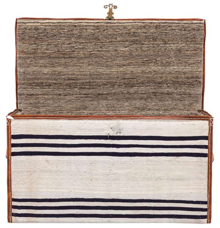 1' 7 x 3' 1 Hand Knotted Furniture Trunk