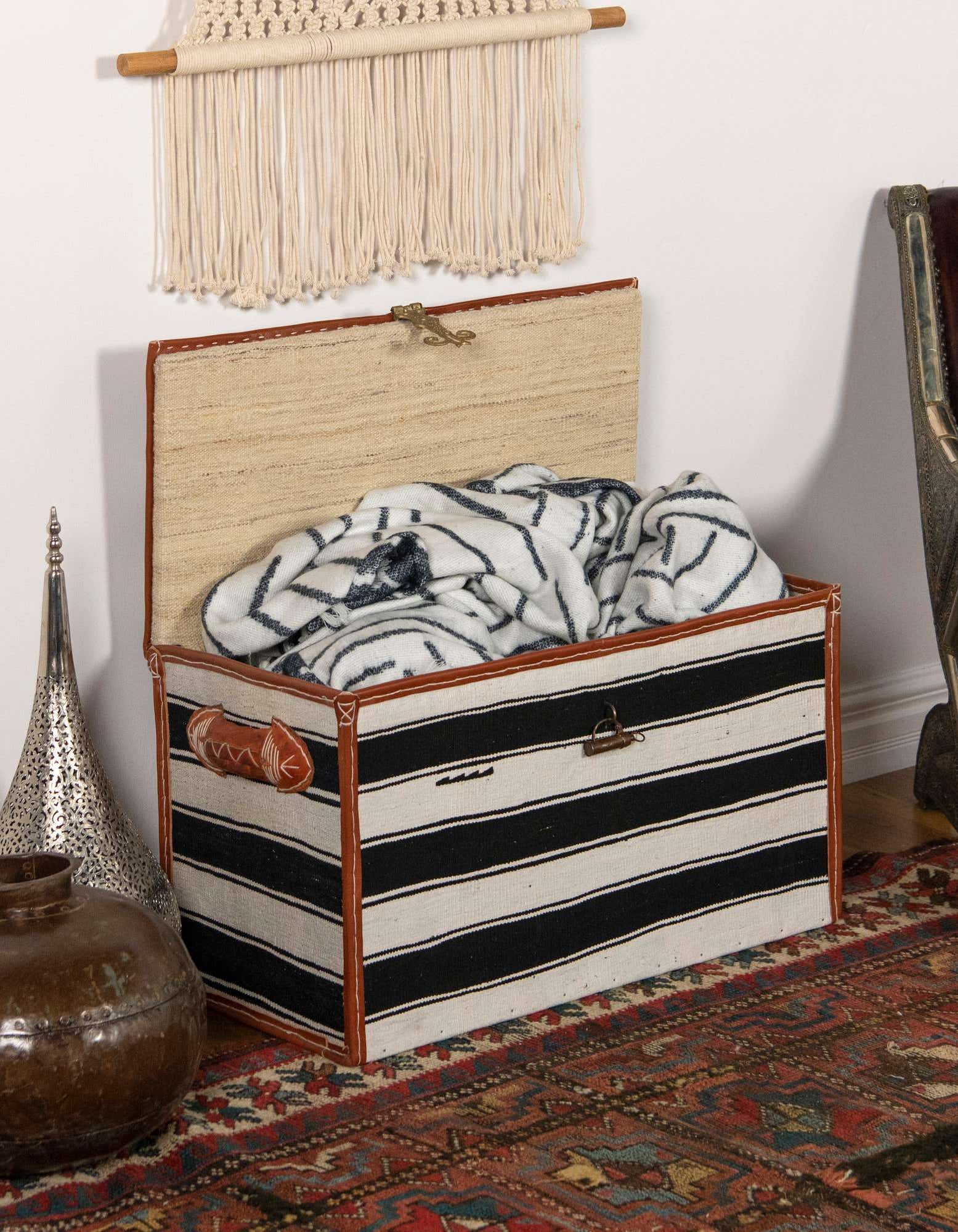 1' 3 x 2' 5 Hand Knotted Furniture Trunk