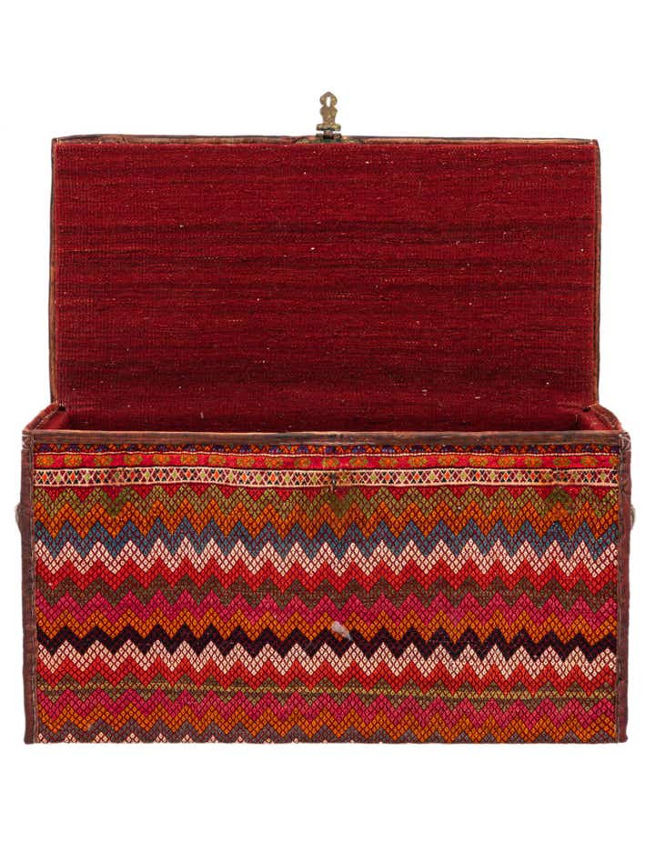 1' 7 x 3' 1 Hand Knotted Furniture Trunk