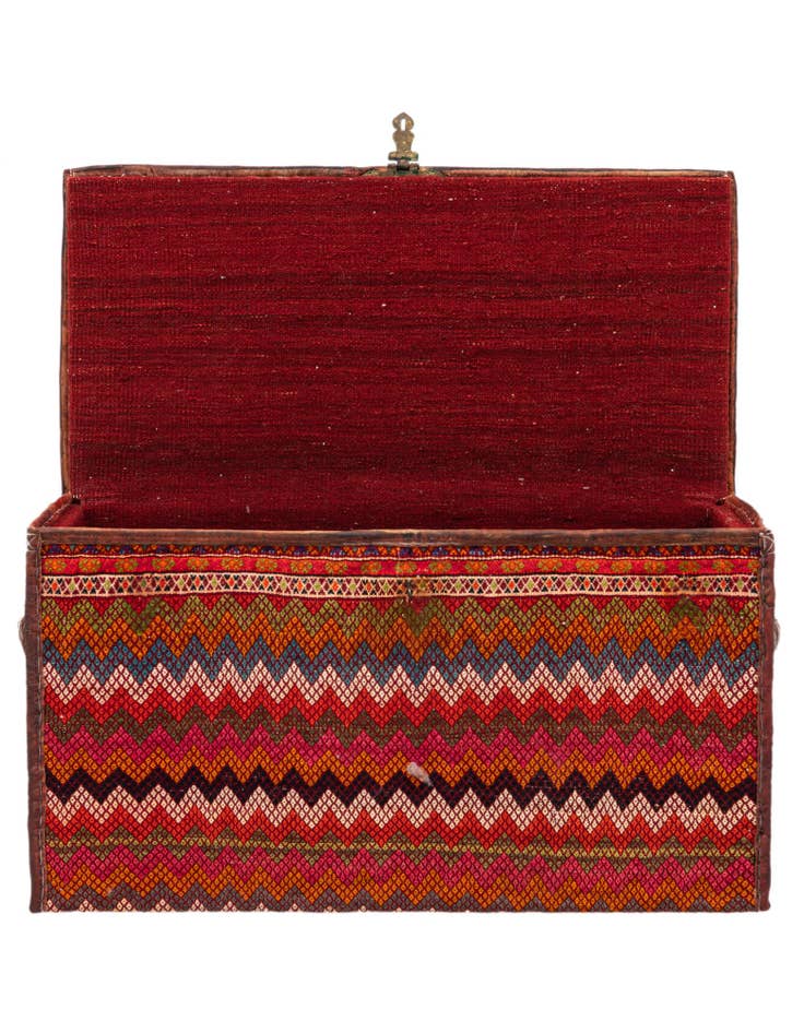 Detail image of 1' 7 x 3' 1 Hand Knotted Furniture Trunk