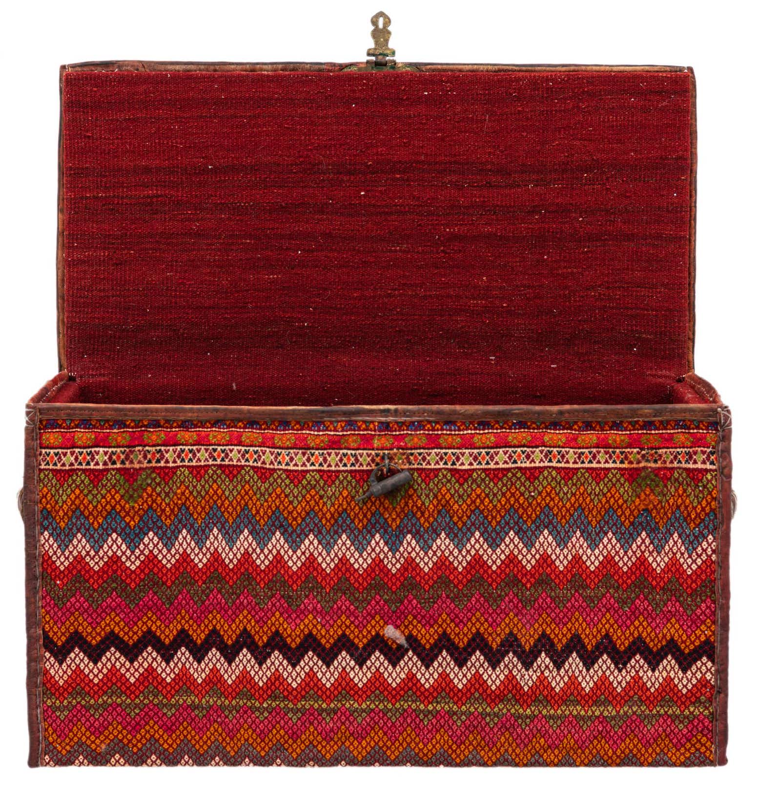 1' 7 x 3' 1 Hand Knotted Furniture Trunk