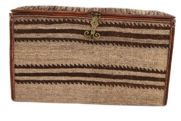 1' 2 x 2' 5 Hand Knotted Furniture Trunk