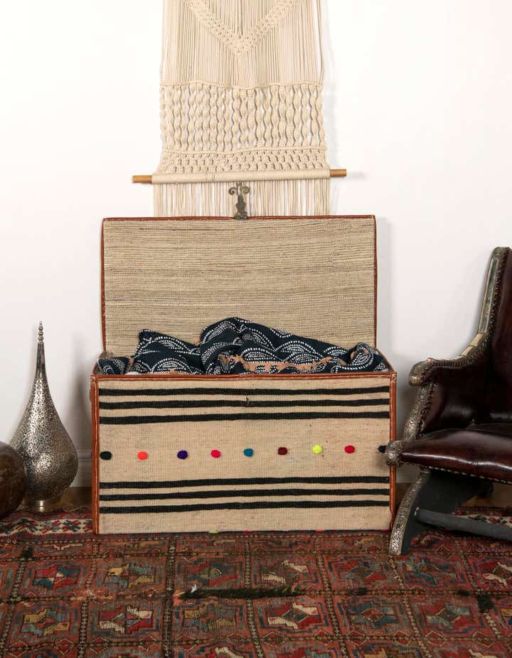 50cm x 95cm Hand Knotted Furniture Trunk
