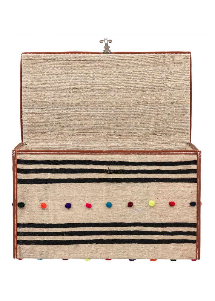 1' 7 x 3' 1 Hand Knotted Furniture Trunk