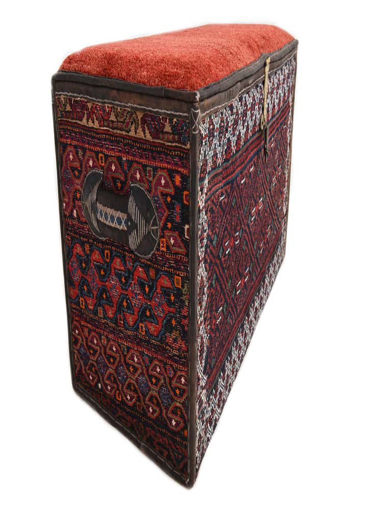 1' 7 x 3' 1 Hand Knotted Furniture Trunk