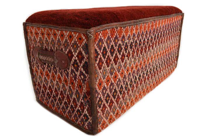1' 6 x 3' 2 Hand Knotted Furniture Trunk