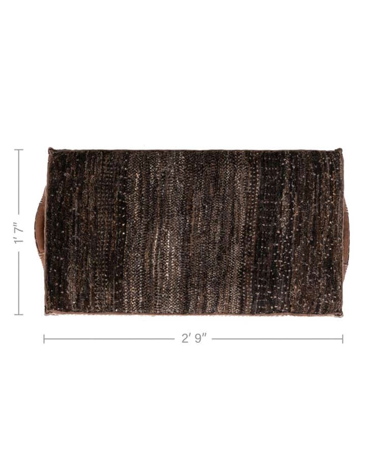 1' 7 x 2' 9 Hand Knotted Furniture Trunk