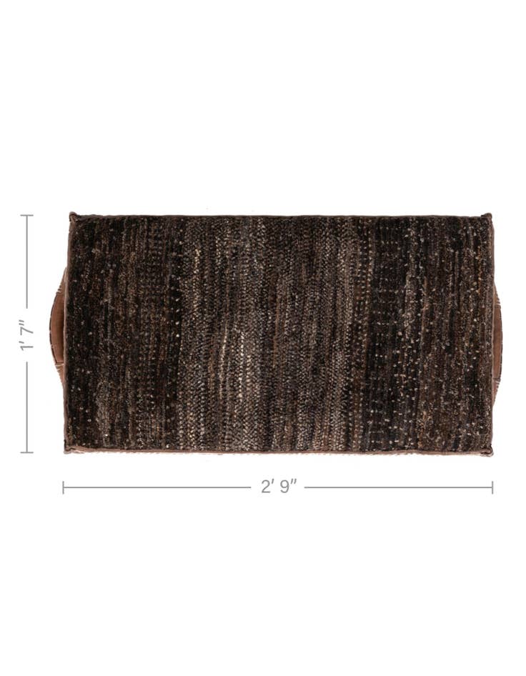 Detail image of 1' 7 x 2' 9 Hand Knotted Furniture Trunk