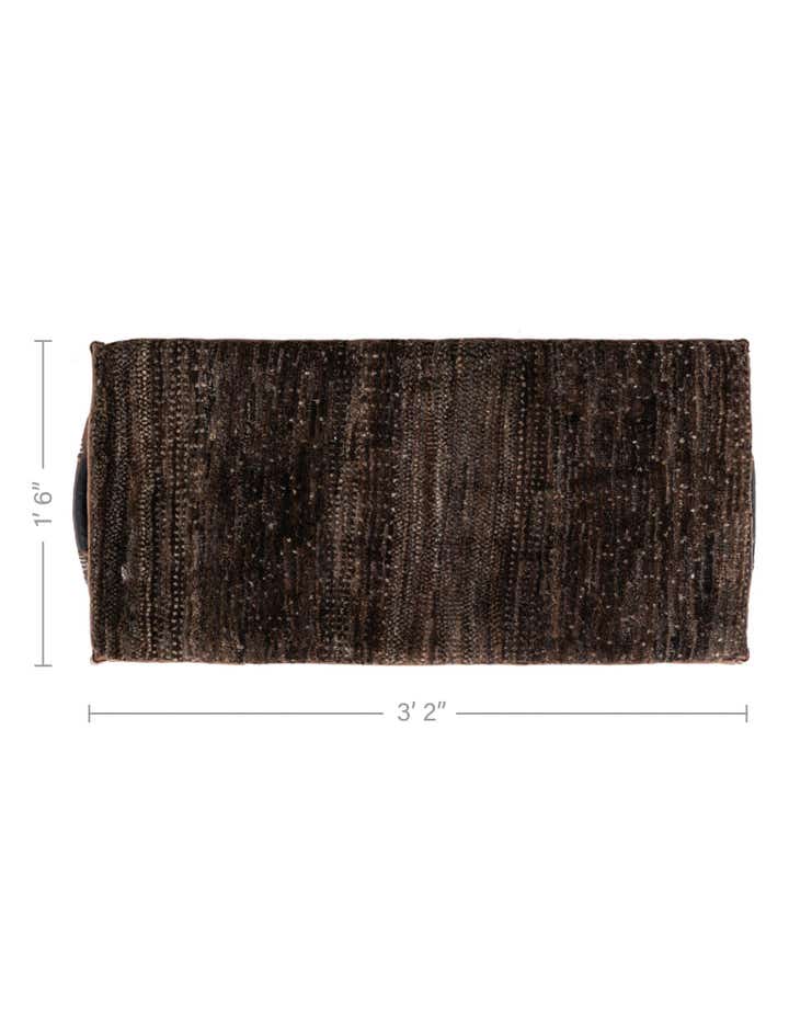 1' 6 x 3' 2 Hand Knotted Furniture Trunk