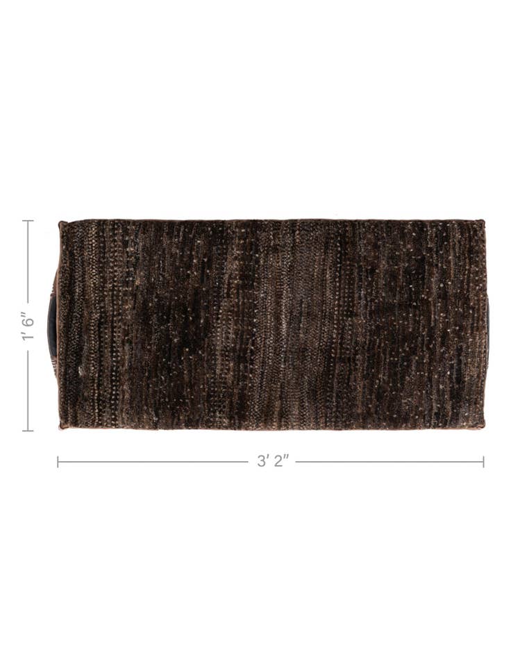 Detail image of 1' 6 x 3' 2 Hand Knotted Furniture Trunk