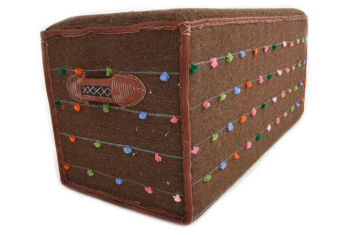 1' 6 x 3' 3 Hand Knotted Furniture Trunk