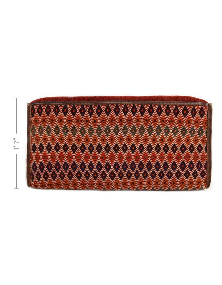 1' 5 x 3' 2 Hand Knotted Furniture Trunk