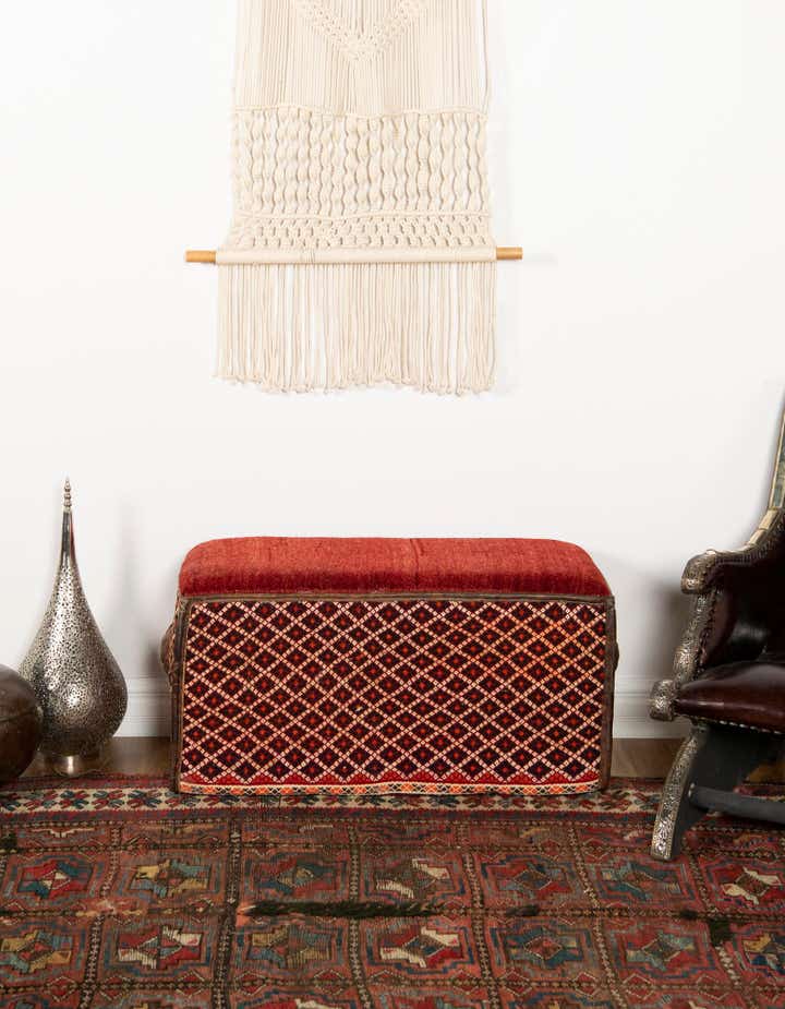 1' 5 x 3' Hand Knotted Furniture Trunk