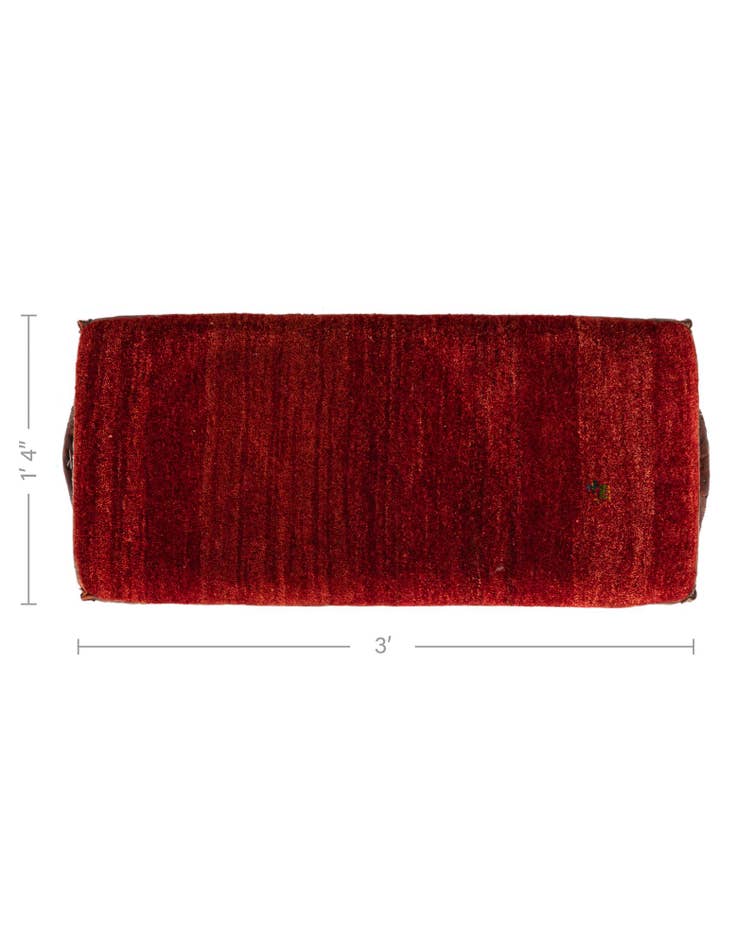 Detail image of 1' 4 x 3' Hand Knotted Furniture Trunk