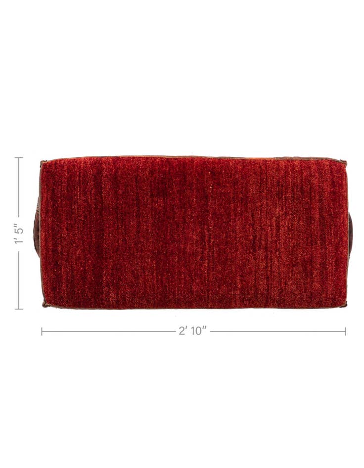 Detail image of 1' 5 x 2' 10 Hand Knotted Furniture Trunk