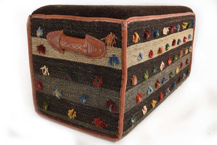 1' 6 x 3' 4 Hand Knotted Furniture Trunk