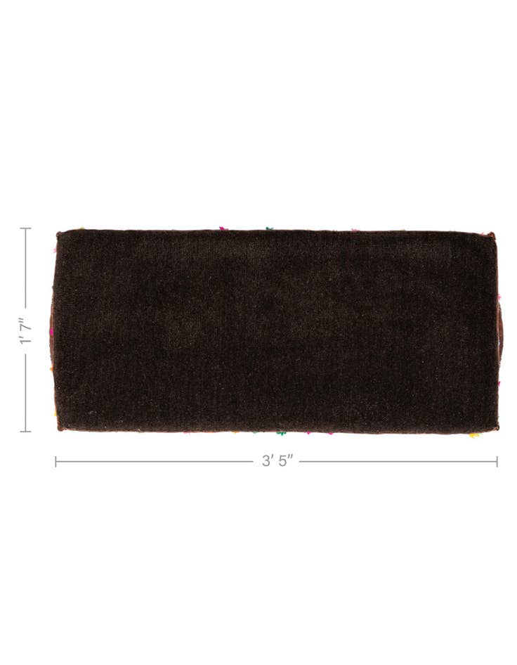 Detail image of 1' 7 x 3' 5 Hand Knotted Furniture Trunk