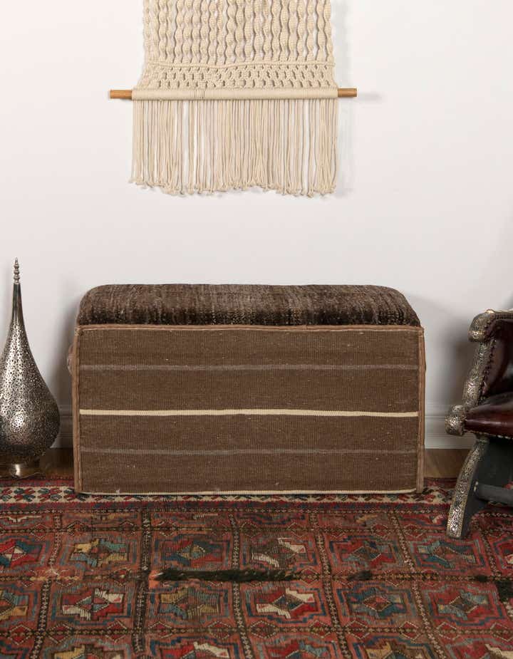 1' 7 x 3' 2 Hand Knotted Furniture Trunk