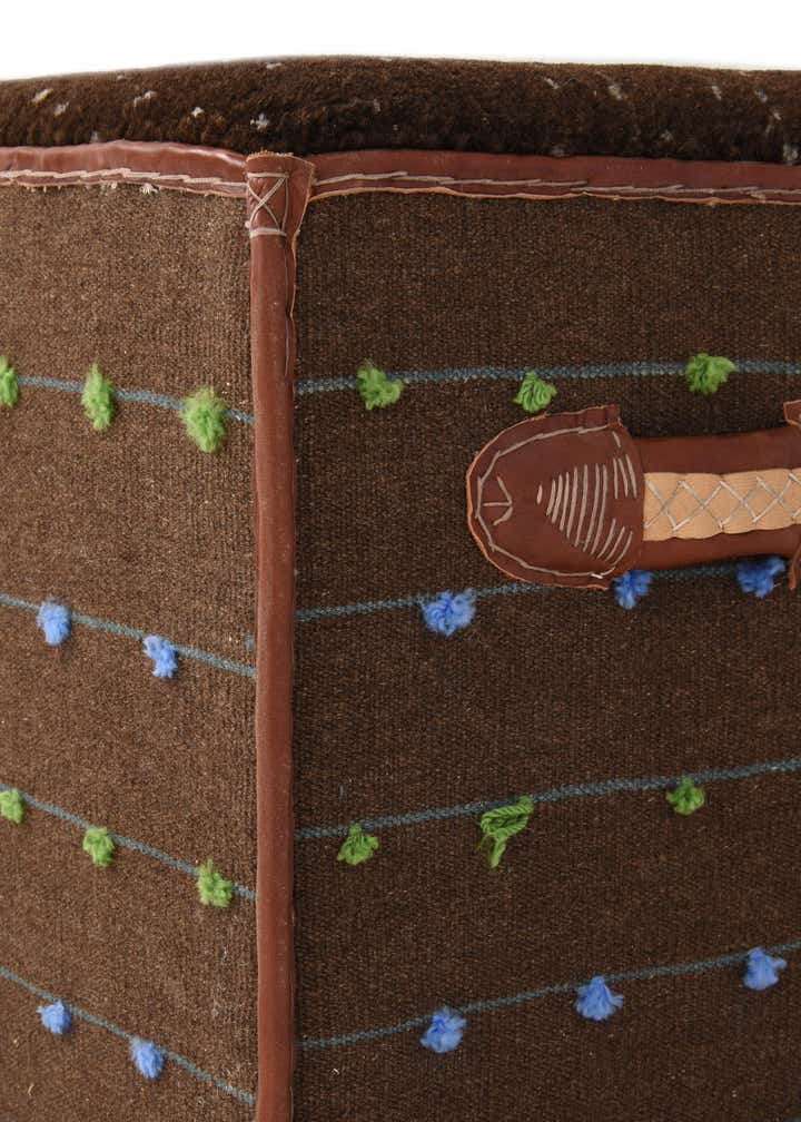 1' 6 x 3' 5 Hand Knotted Furniture Trunk