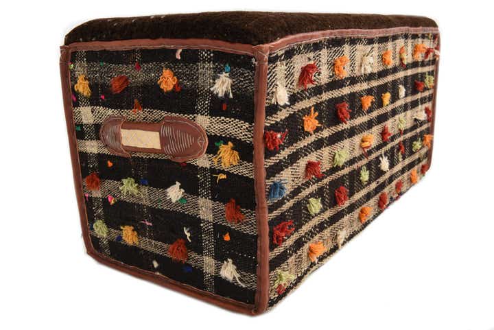 1' 7 x 3' 4 Hand Knotted Furniture Trunk