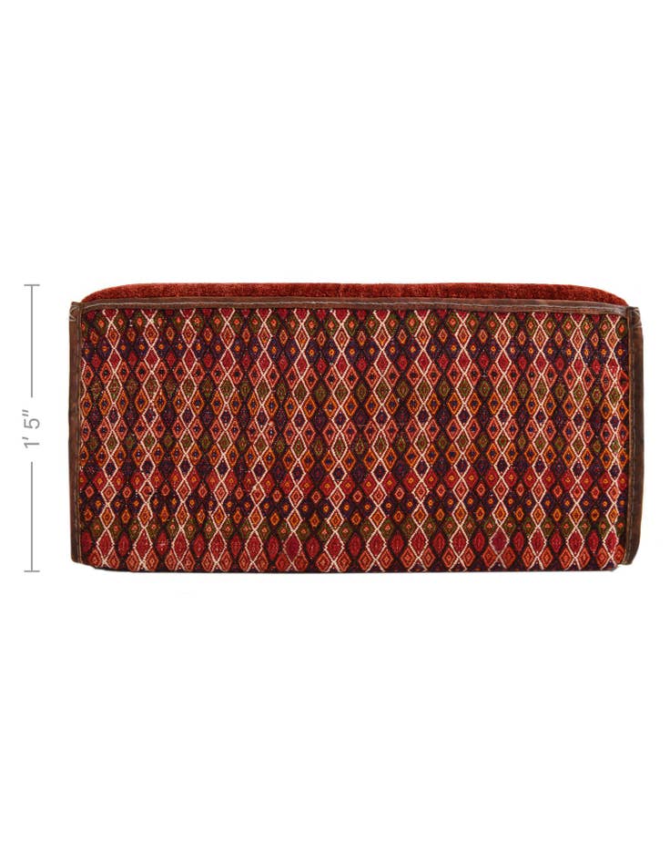 Detail image of 1' 4 x 3' Hand Knotted Furniture Trunk