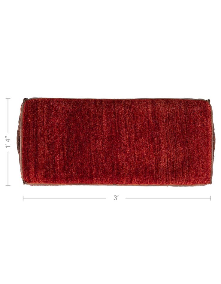 Detail image of 1' 4 x 3' Hand Knotted Furniture Trunk