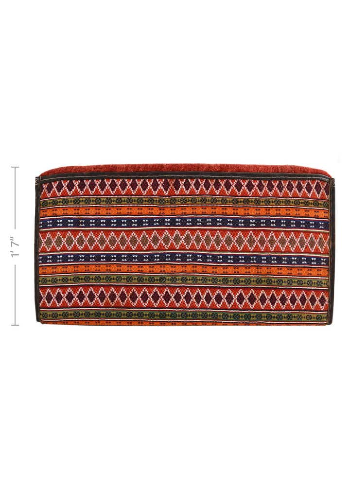 1' 7 x 3' 4 Hand Knotted Furniture Trunk