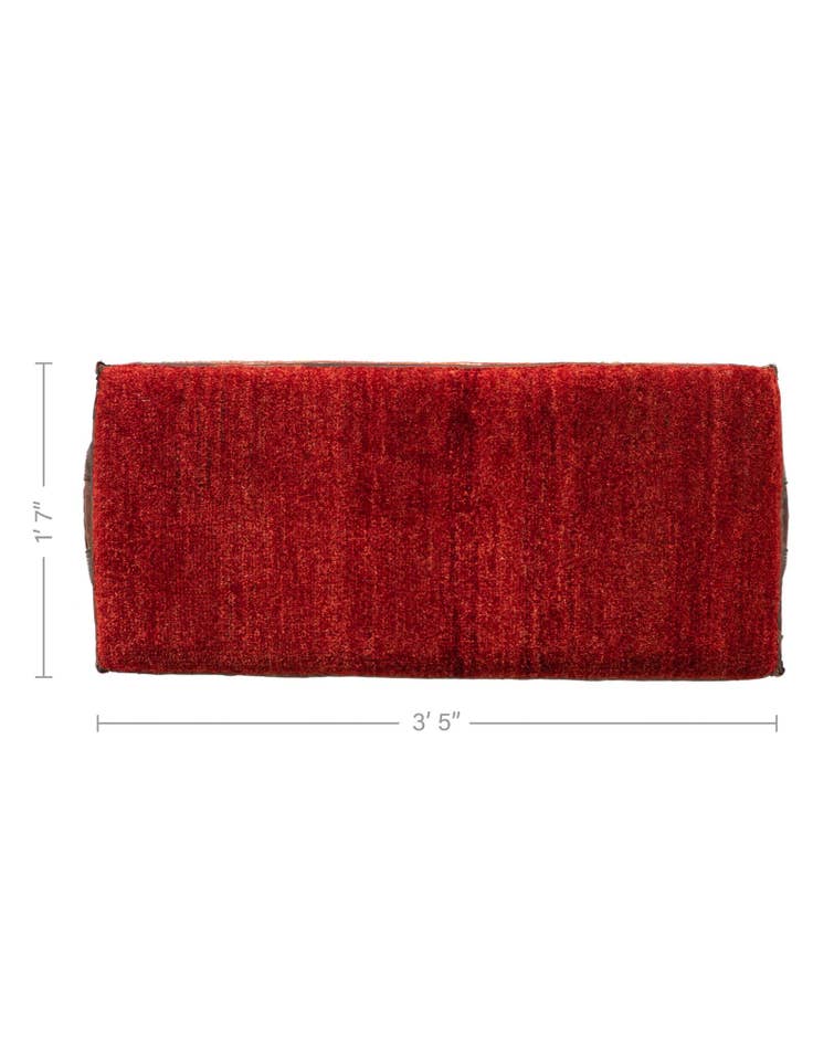 Detail image of 1' 7 x 3' 5 Hand Knotted Furniture Trunk