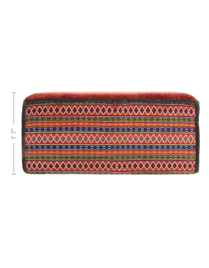 1' 7 x 3' 8 Hand Knotted Furniture Trunk