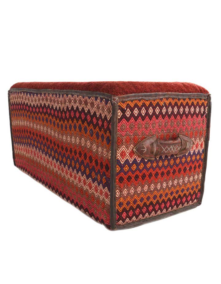 1' 6 x 3' 5 Hand Knotted Furniture Trunk