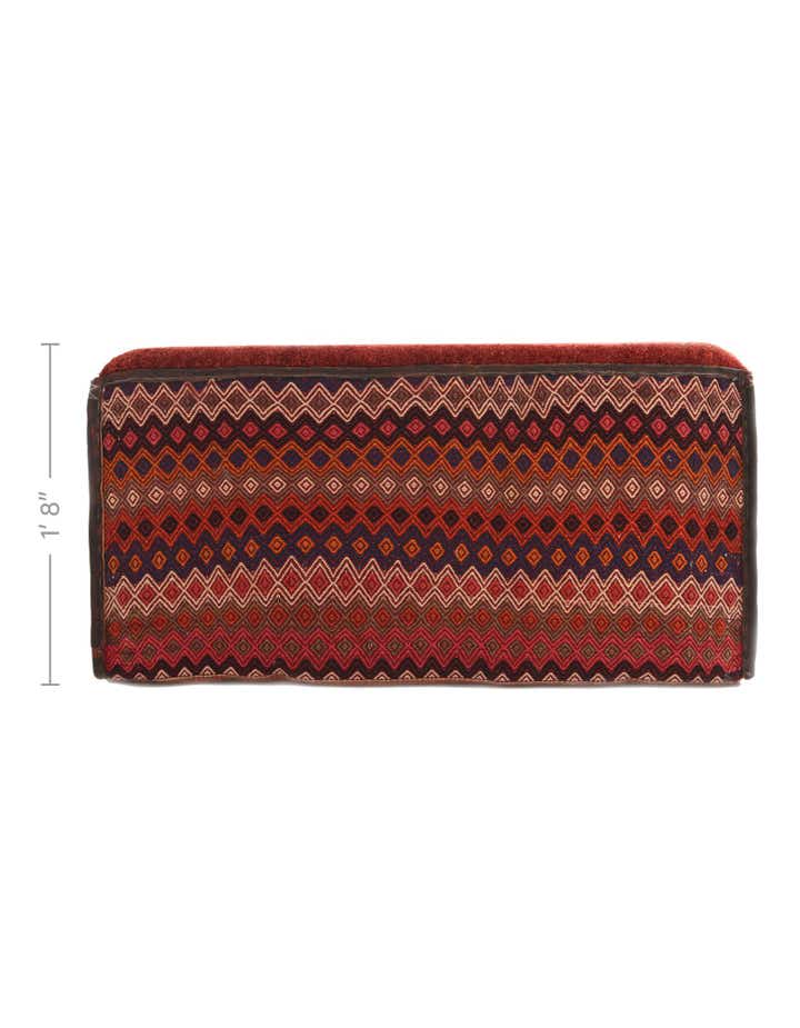 1' 6 x 3' 5 Hand Knotted Furniture Trunk