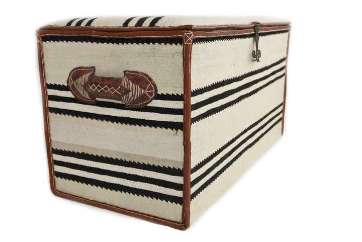 1' 7 x 3' 1 Hand Knotted Furniture Trunk