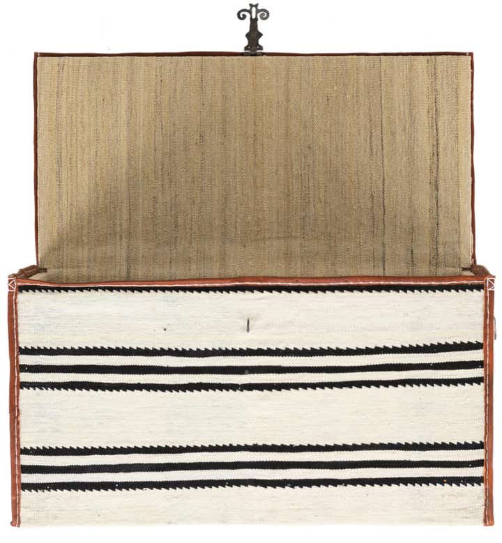 1' 7 x 3' 1 Hand Knotted Furniture Trunk