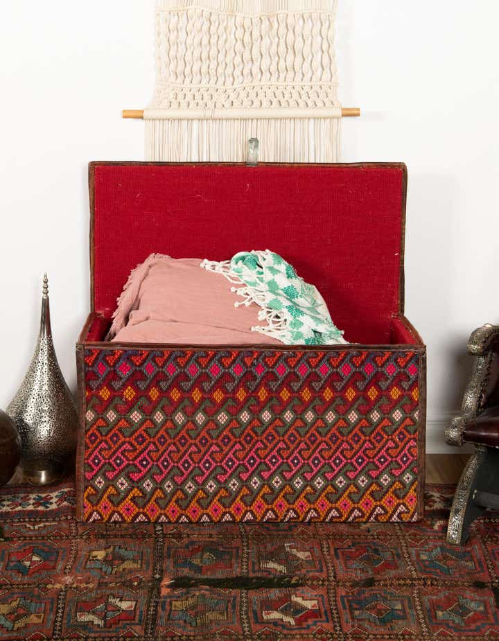 1' 7 x 3' 1 Hand Knotted Furniture Trunk