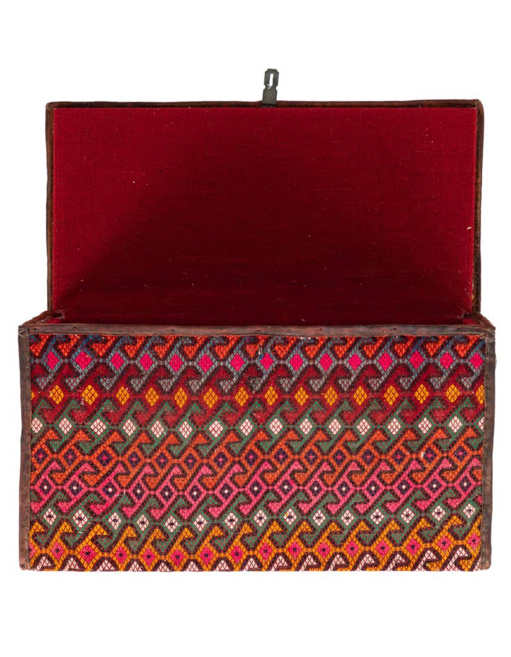 Detail image of 1' 7 x 3' 1  Hand Knotted Furniture Trunk