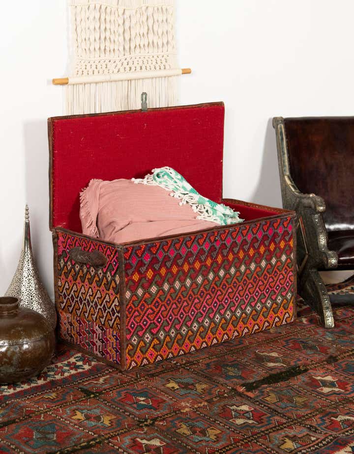 1' 7 x 3' 1 Hand Knotted Furniture Trunk