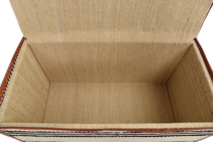 Detail image of 1' 7 x 3' Hand Knotted Furniture Trunk