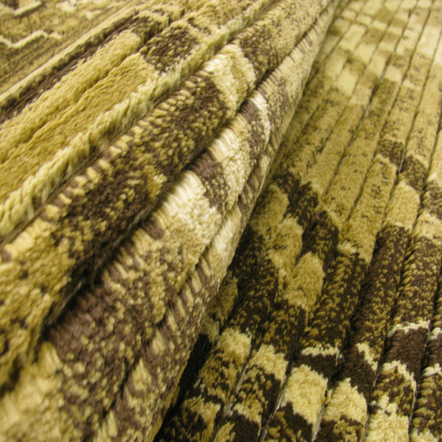 Brown 4' x 6' Cut & Loop Rug eSaleRugs