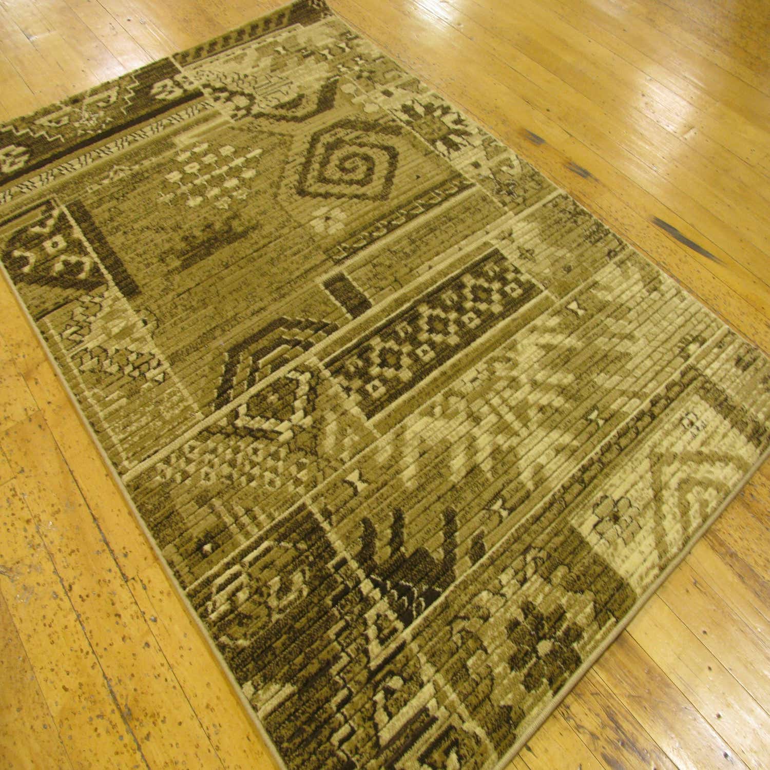 Brown 4' x 6' Cut & Loop Rug eSaleRugs