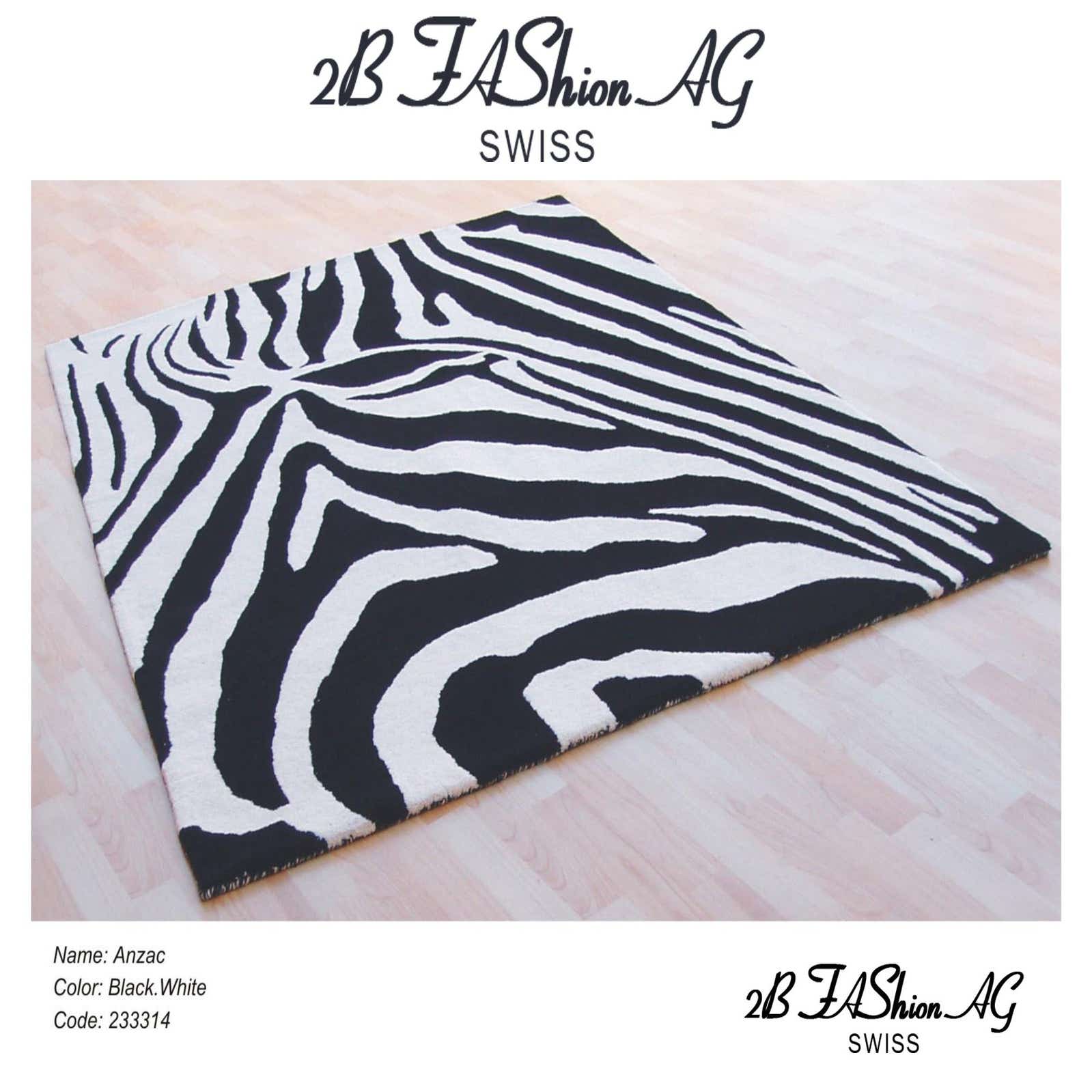 Black 5' 3 x 7' 7 Collectible Wool Rug eSaleRugs