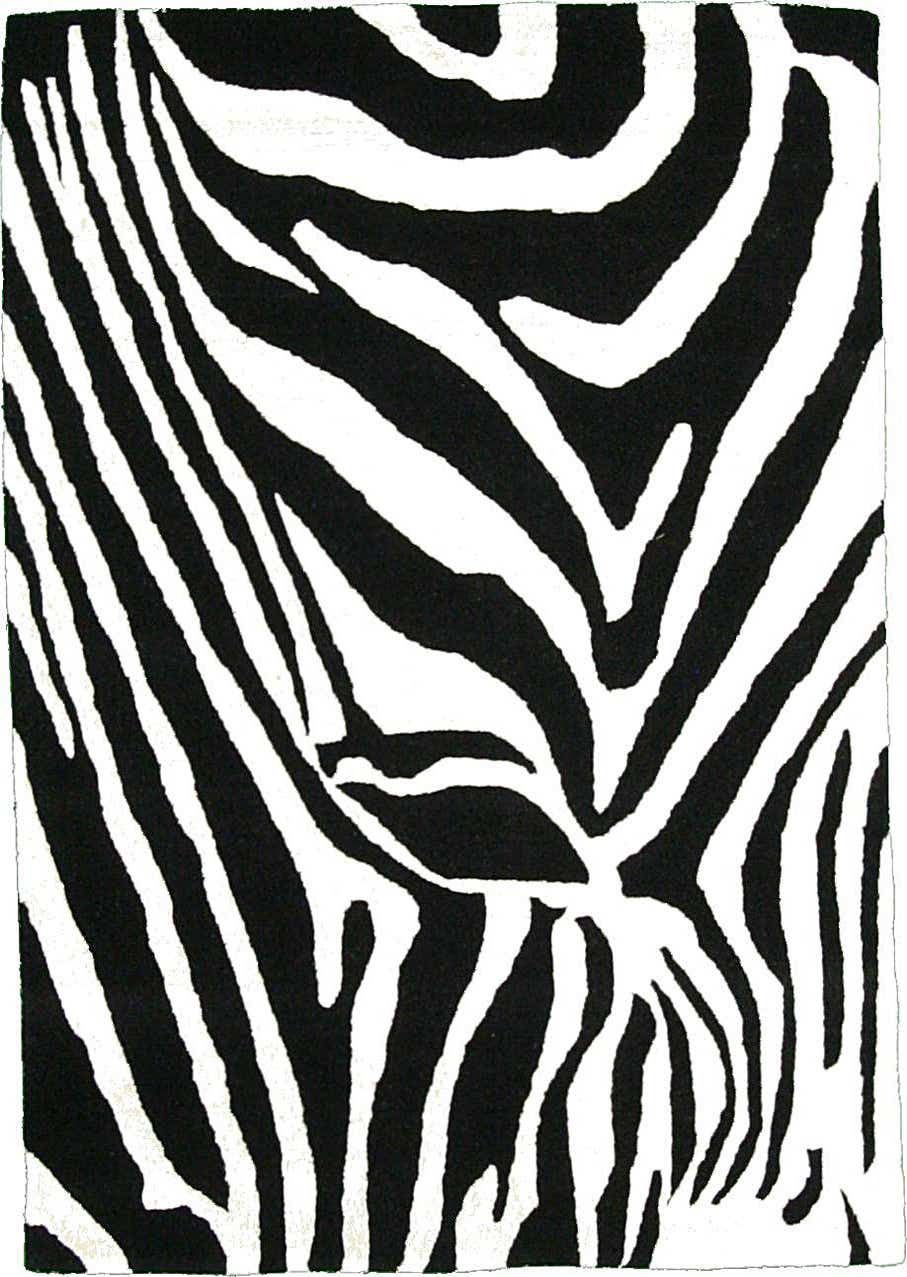 Black 5' 3 x 7' 7 Collectible Wool Rug eSaleRugs