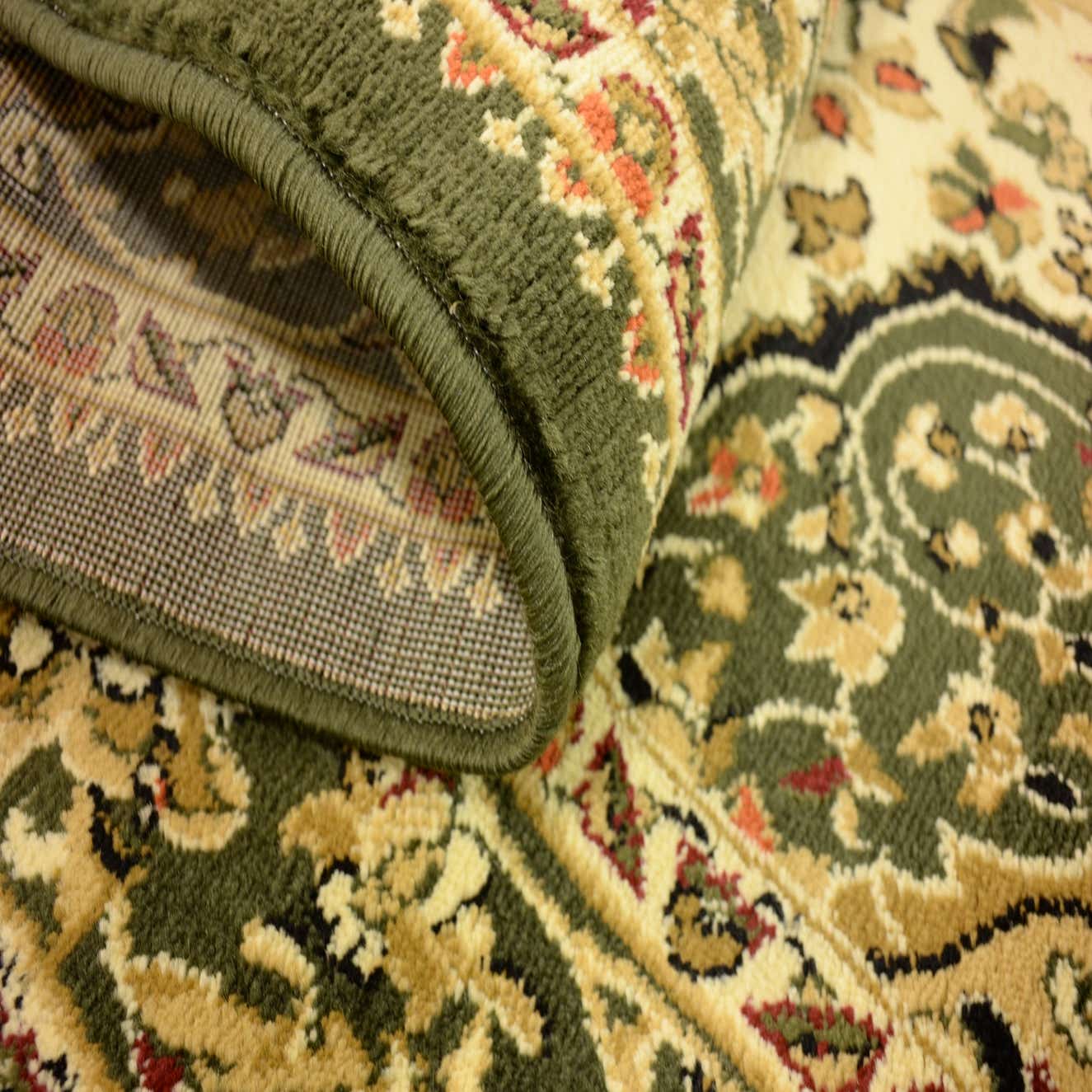 Ivory 5' x 7' 7 Kashan Design Rug eSaleRugs