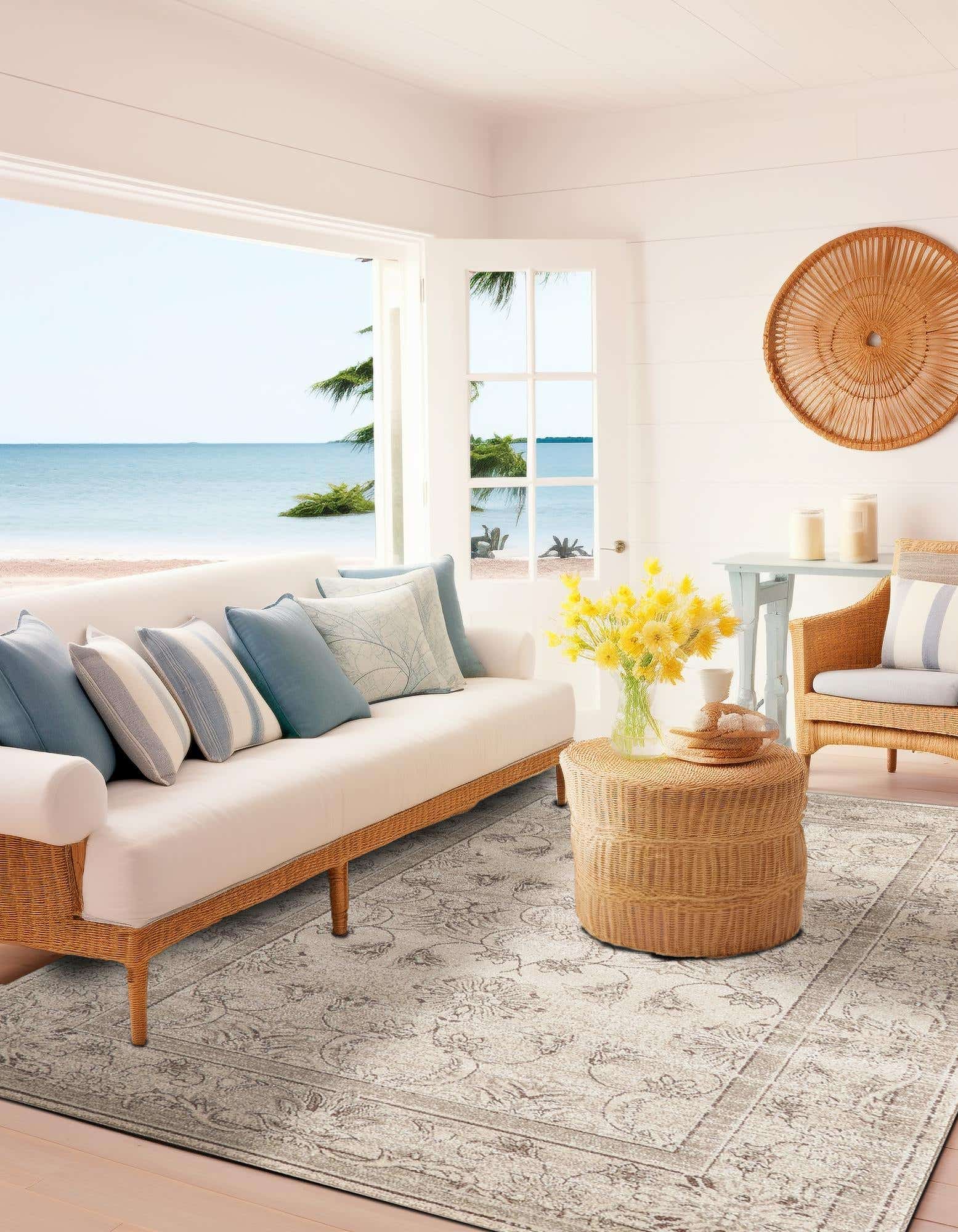 Ivory 9' x 12' Vista Rug eSaleRugs